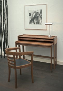 Modesto desk solid walnut 120 x 58 x 93 cm