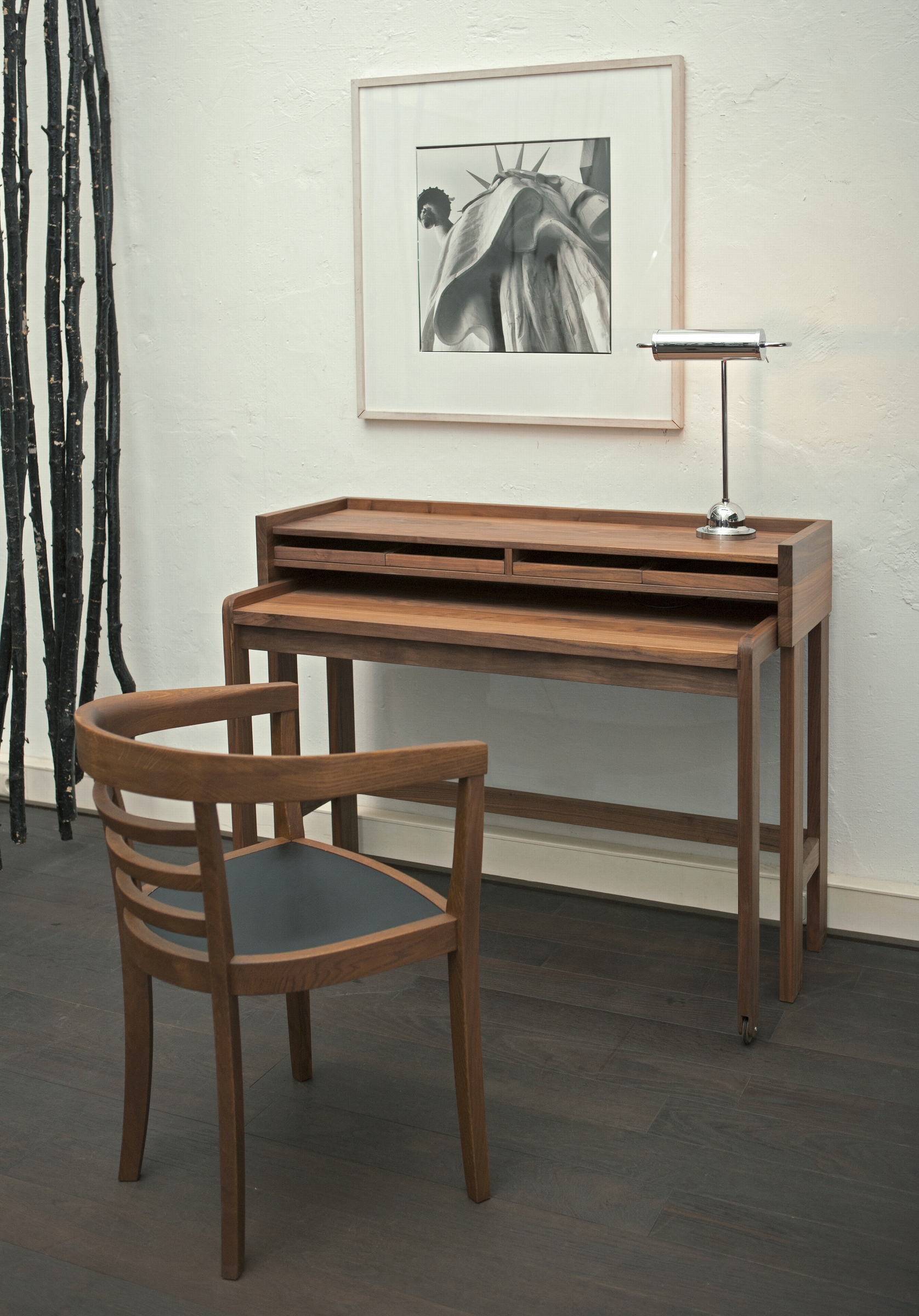 419px x 600px - Modesto desk solid walnut 120 x 58 x 93 cm