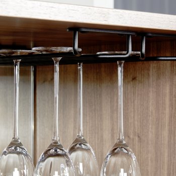 Cheers  bar cabinet, americ. walnut veneer,