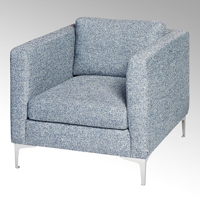 Corner, upholstered chair 77 cm,