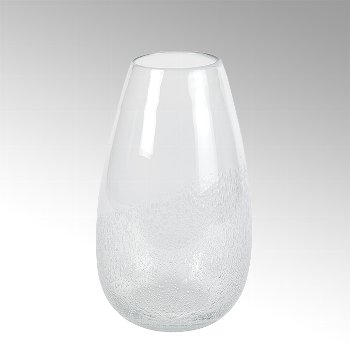 Ina vase, clear glass H 23 cm D 14cm