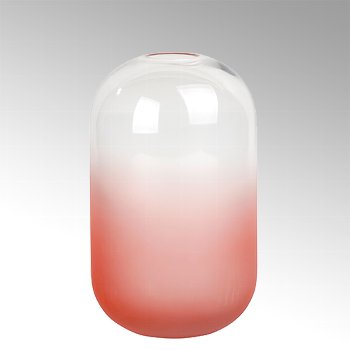 Liv Vase, pink, matt/klar