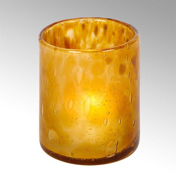 Lou Windlicht, Glas, amber