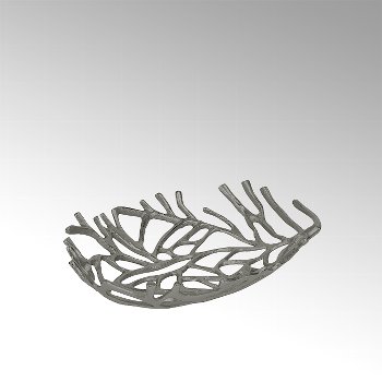 Corrie Schale flach, oval, Aluminium