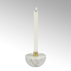 Emisfero candle holder marble