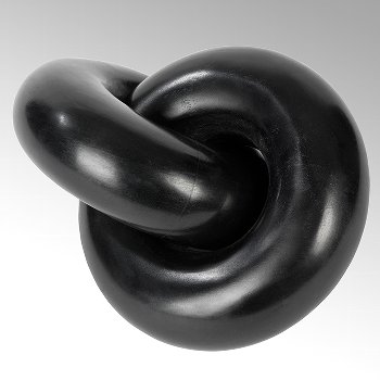 Gordios marble object, black
