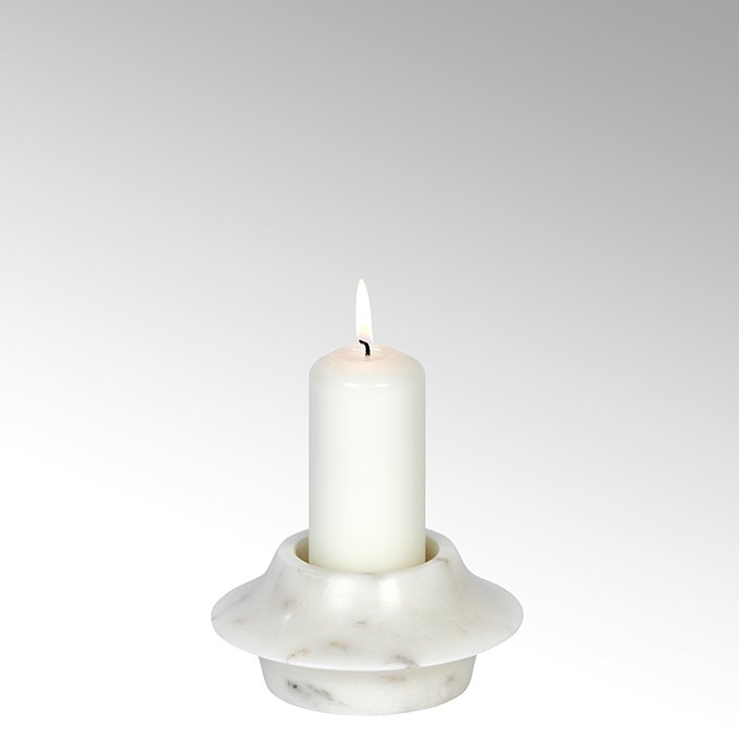 Pushkar candle holder marble