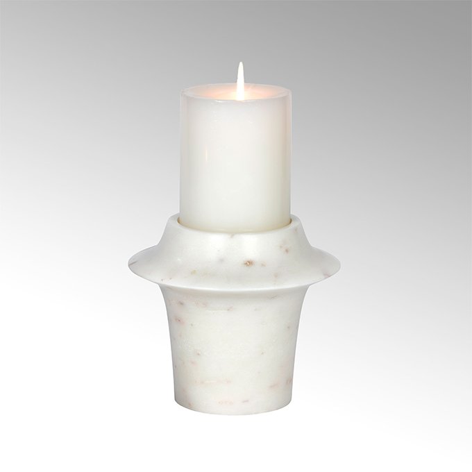 Pushkar candle holder marble