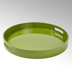ENZO tray varnish round