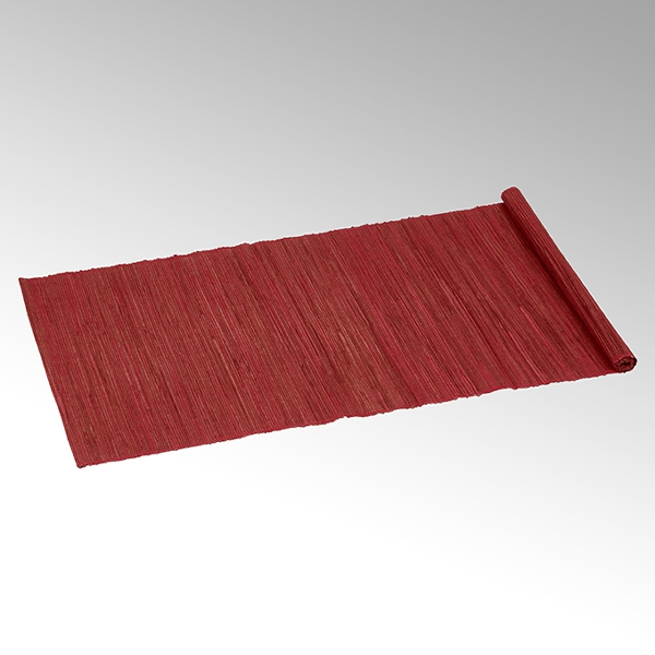 Narita Tischläufer rot, 50 x 150 cm, Wasserhyazinthe