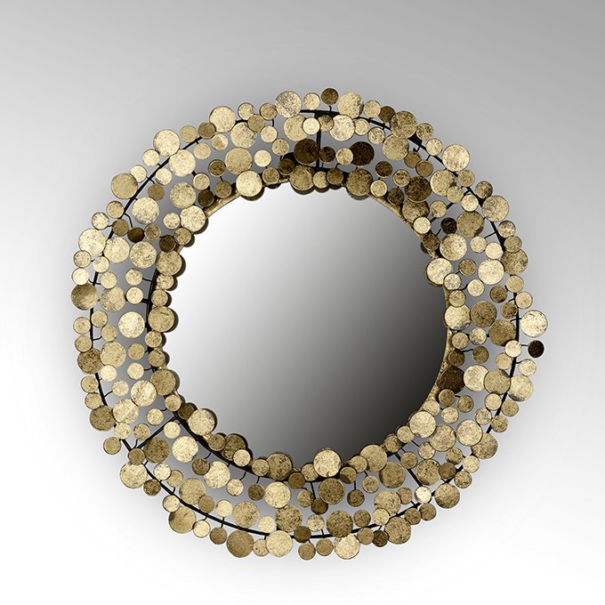 Midas mirror iron/metal foil