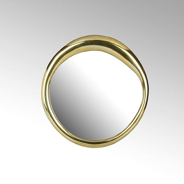 Bolla Spiegel klein Aluminium gold H 4 cm D 54 cm