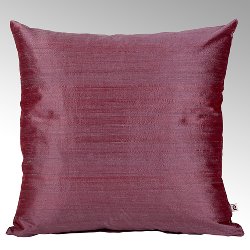 Seine cushion cover 100% silk mauve, 40x40cm